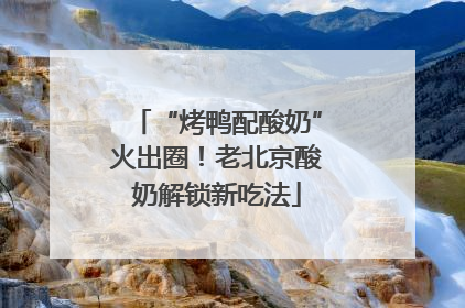 “烤鸭配酸奶”火出圈！老北京酸奶解锁新吃法