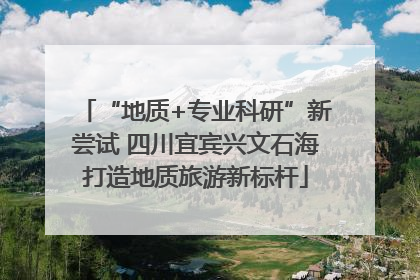 “地质+专业科研”新尝试 四川宜宾兴文石海打造地质旅游新标杆