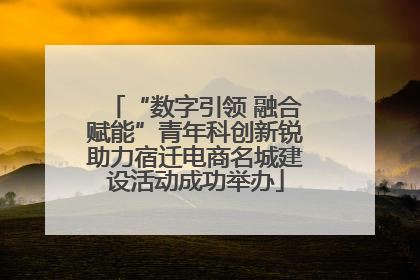 “数字引领 融合赋能”青年科创新锐助力宿迁电商名城建设活动成功举办
