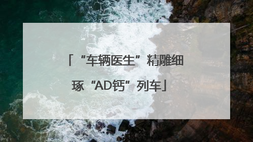 “车辆医生”精雕细琢“AD钙”列车