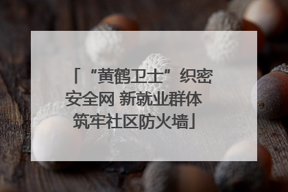 “黄鹤卫士”织密安全网 新就业群体筑牢社区防火墙