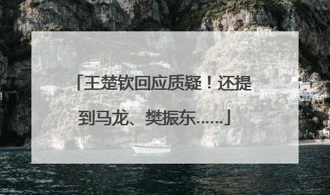 王楚钦回应质疑！还提到马龙、樊振东……