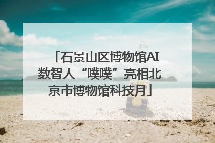 石景山区博物馆AI数智人“噗噗”亮相北京市博物馆科技月