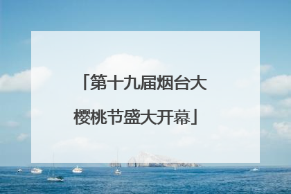 第十九届烟台大樱桃节盛大开幕