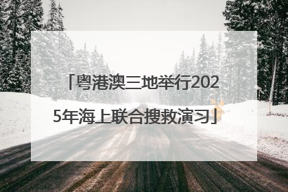 粤港澳三地举行2025年海上联合搜救演习