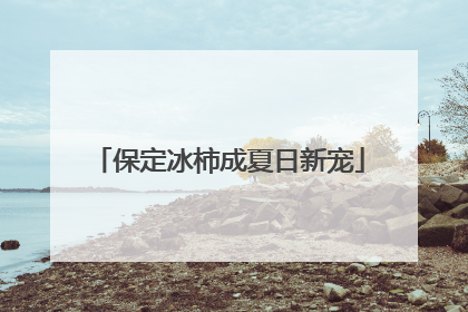 保定冰柿成夏日新宠