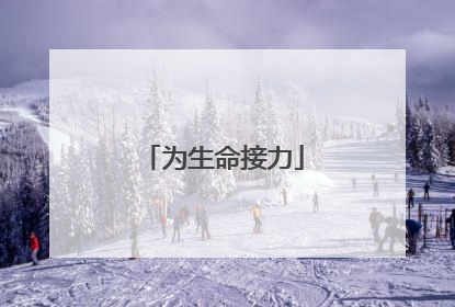 为生命接力