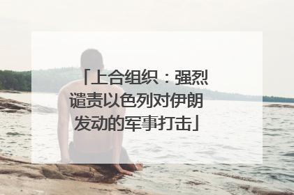 上合组织：强烈谴责以色列对伊朗发动的军事打击