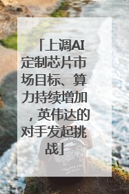 上调AI定制芯片市场目标、算力持续增加，英伟达的对手发起挑战