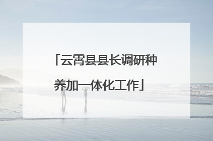 云霄县县长调研种养加一体化工作