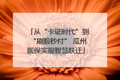 从“卡证时代”到“刷脸秒付” 瓜州医保实现智慧跃迁