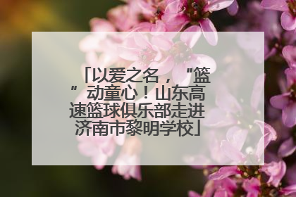 以爱之名，“篮”动童心！山东高速篮球俱乐部走进济南市黎明学校