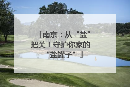 南京：从“盐”把关！守护你家的“盐罐子”
