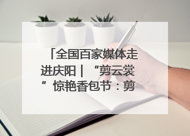 全国百家媒体走进庆阳｜“剪云裳”惊艳香包节：剪纸跃上华服 非遗焕发新彩