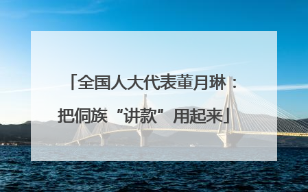 全国人大代表董月琳：把侗族“讲款”用起来