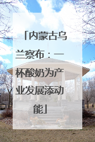 内蒙古乌兰察布：一杯酸奶为产业发展添动能