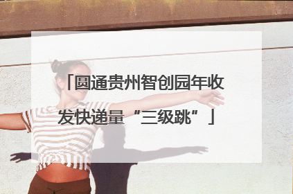 圆通贵州智创园年收发快递量“三级跳”