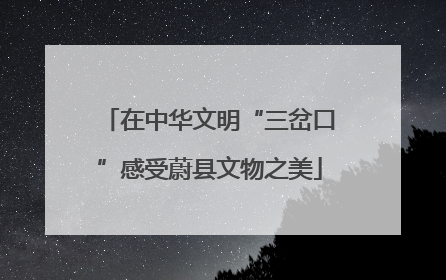 在中华文明“三岔口”感受蔚县文物之美