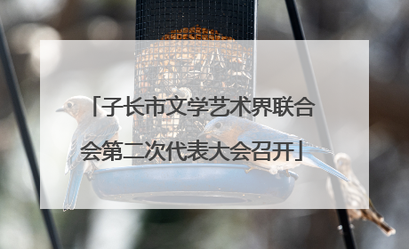 子长市文学艺术界联合会第二次代表大会召开
