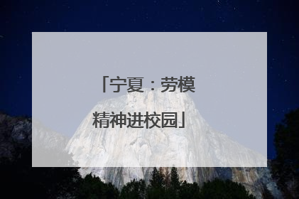 宁夏：劳模精神进校园