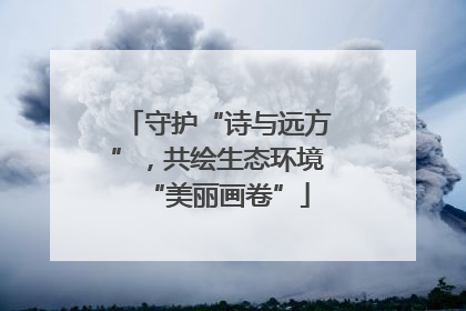 守护“诗与远方”，共绘生态环境“美丽画卷”