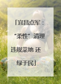 宜昌点军：“柔性”清理违规菜地 还绿于民
