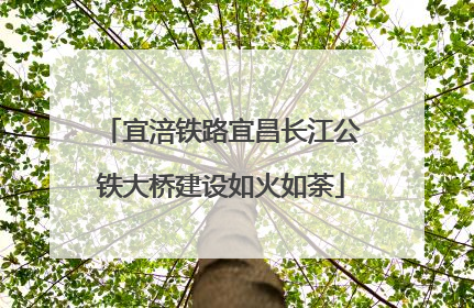 宜涪铁路宜昌长江公铁大桥建设如火如荼