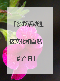 多彩活动迎接文化和自然遗产日