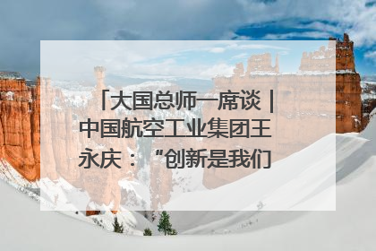 大国总师一席谈｜中国航空工业集团王永庆：“创新是我们的基因密码”