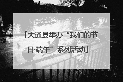 大通县举办“我们的节日·端午”系列活动