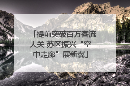 提前突破百万客流大关 苏区振兴“空中走廊”展新翼