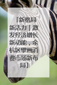 新格局 新活力｜激发经济增长新动能，余杭区擘画消费市场新布局