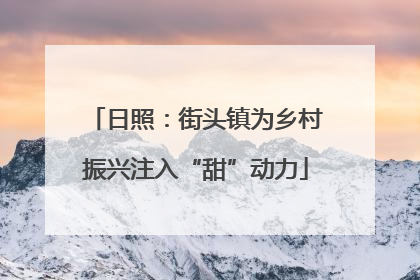 日照：街头镇为乡村振兴注入“甜”动力