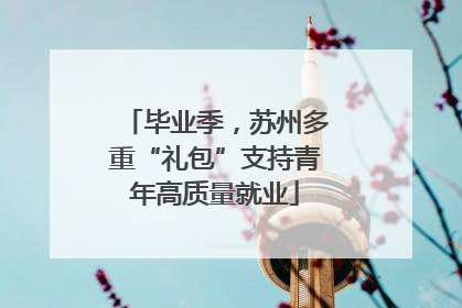 毕业季，苏州多重“礼包”支持青年高质量就业