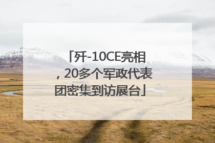 歼-10CE亮相，20多个军政代表团密集到访展台