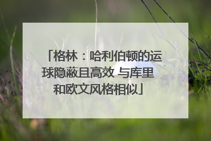 格林：哈利伯顿的运球隐蔽且高效 与库里和欧文风格相似