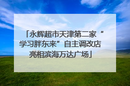 永辉超市天津第二家“学习胖东来”自主调改店亮相滨海万达广场