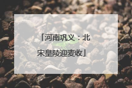 河南巩义：北宋皇陵迎麦收