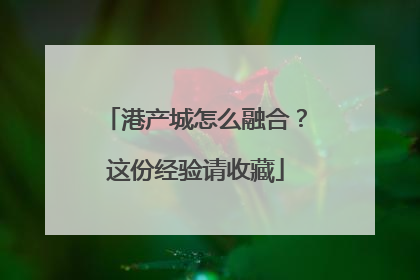 港产城怎么融合？这份经验请收藏