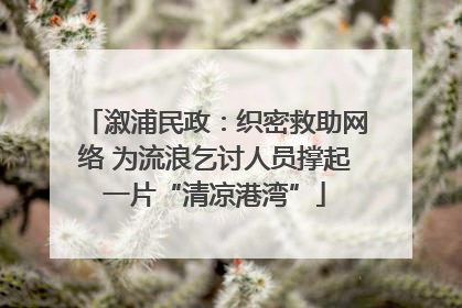 溆浦民政：织密救助网络 为流浪乞讨人员撑起一片“清凉港湾”