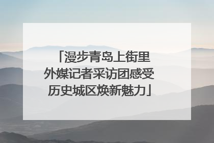 漫步青岛上街里 外媒记者采访团感受历史城区焕新魅力