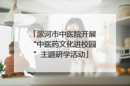 漯河市中医院开展“中医药文化进校园”主题研学活动