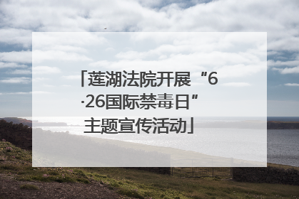 莲湖法院开展“6·26国际禁毒日”主题宣传活动