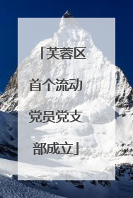 芙蓉区首个流动党员党支部成立