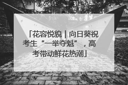 花容悦貌｜向日葵祝考生“一举夺魁”，高考带动鲜花热潮