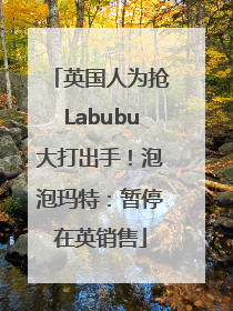 英国人为抢Labubu大打出手！泡泡玛特：暂停在英销售