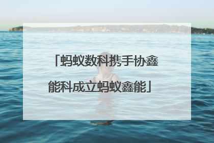 蚂蚁数科携手协鑫能科成立蚂蚁鑫能