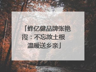 蜂亿健品牌张艳霞：不忘故土根 温暖送乡亲