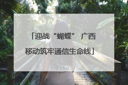迎战“蝴蝶” 广西移动筑牢通信生命线