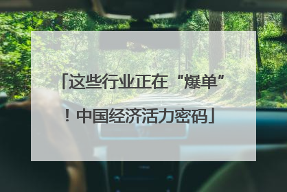 这些行业正在“爆单”！中国经济活力密码